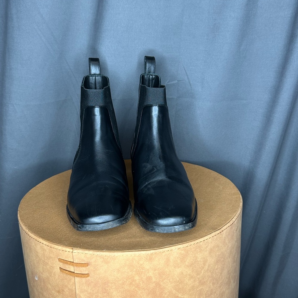 Everlane women's Classic Black Leather Boots